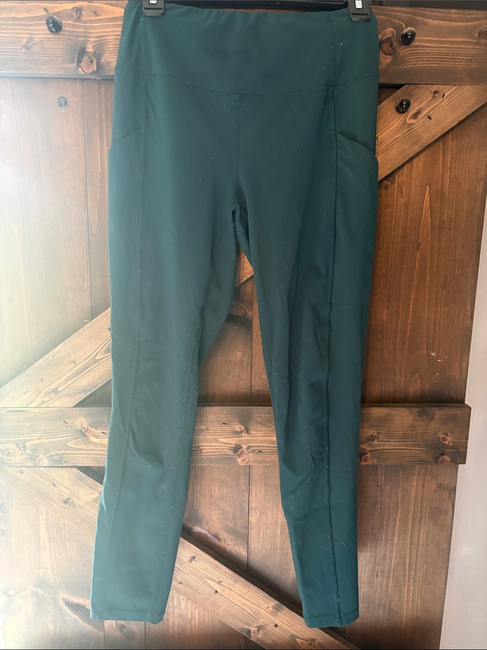 32 Degrees Forest Green High-Waist Ponte Leggings